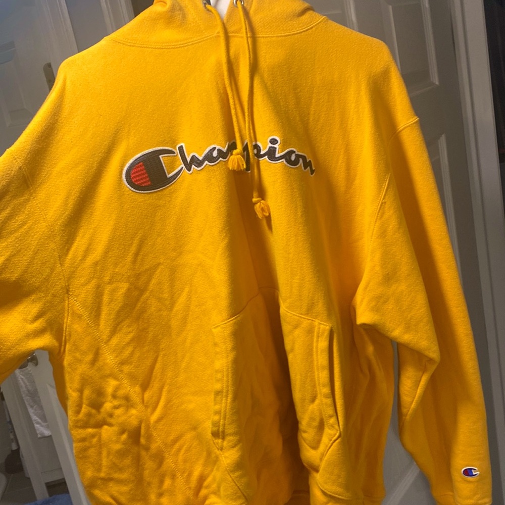 Orange hoodie From Champion